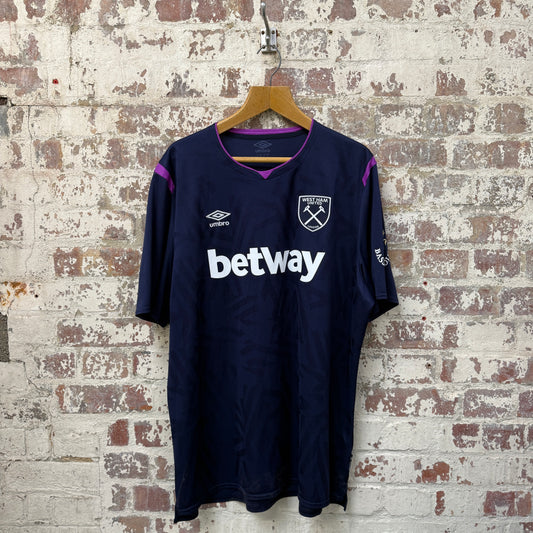 2019-2020 Umbro West Ham Football Kit Shirt