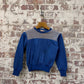 1950s 1960s Blue British Sweatshirt Jumper