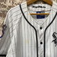 1990s White Striped Starter Boston Red Sox MLB Jersey Shirt