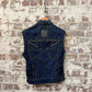 1980s Denim Levi's Modified Punk Gilet Jacket