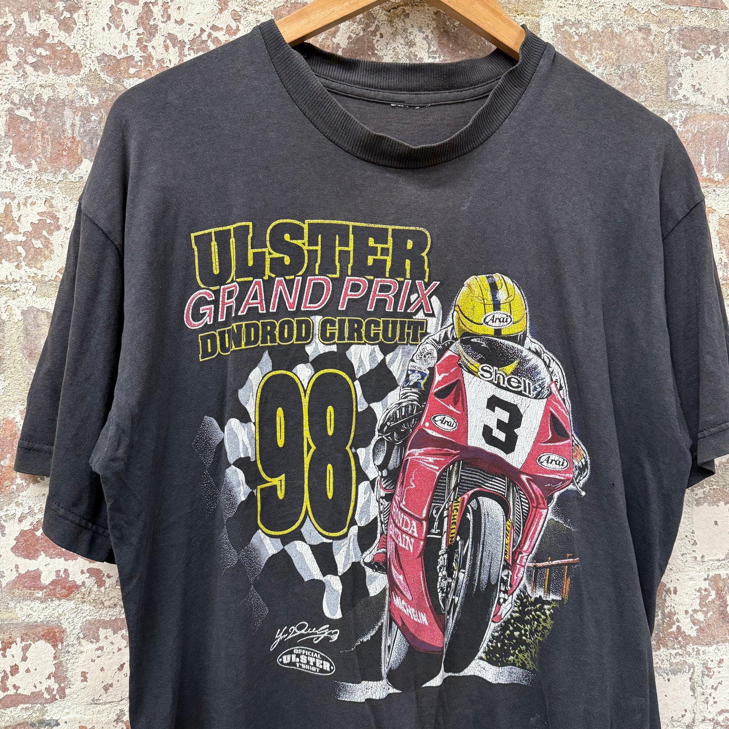 1990s Black Grand Prix Graphic T-Shirt