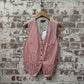 1990s Pink Gap Cotton Waistcoat Vest