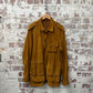 1970s Brown Suede Leather Safari Leather Jacket