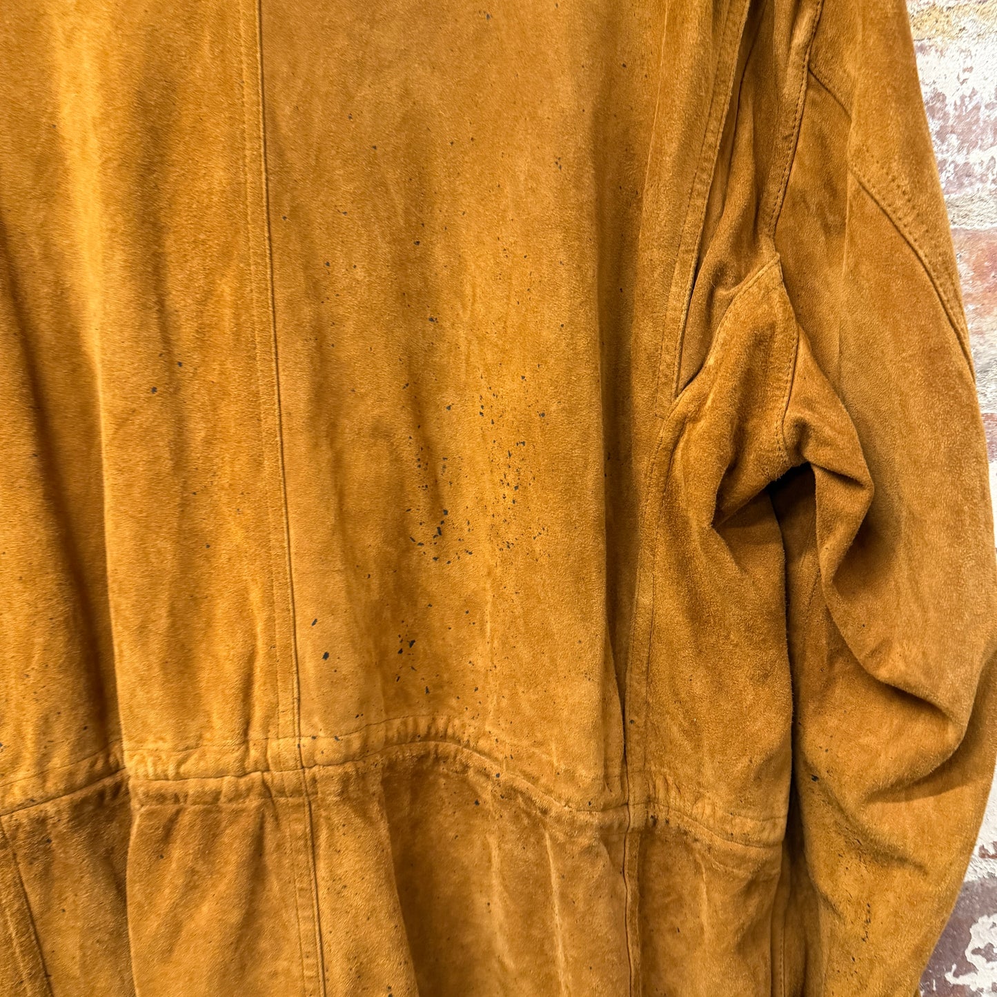 1970s Brown Suede Leather Safari Leather Jacket