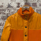 1970s Orange Knitted Padded Ski Jacket