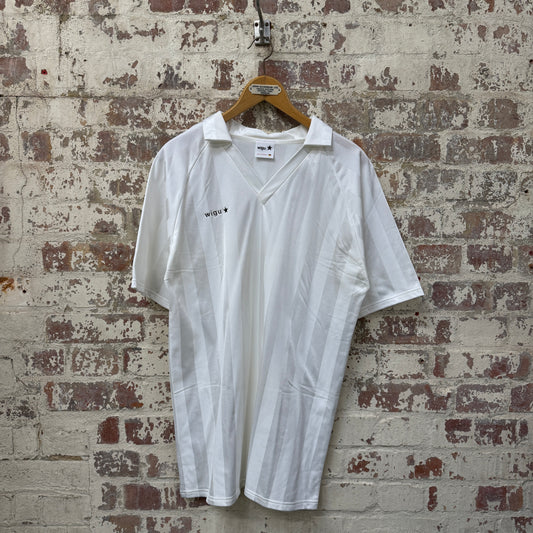 1980s White West German Sports Football Top