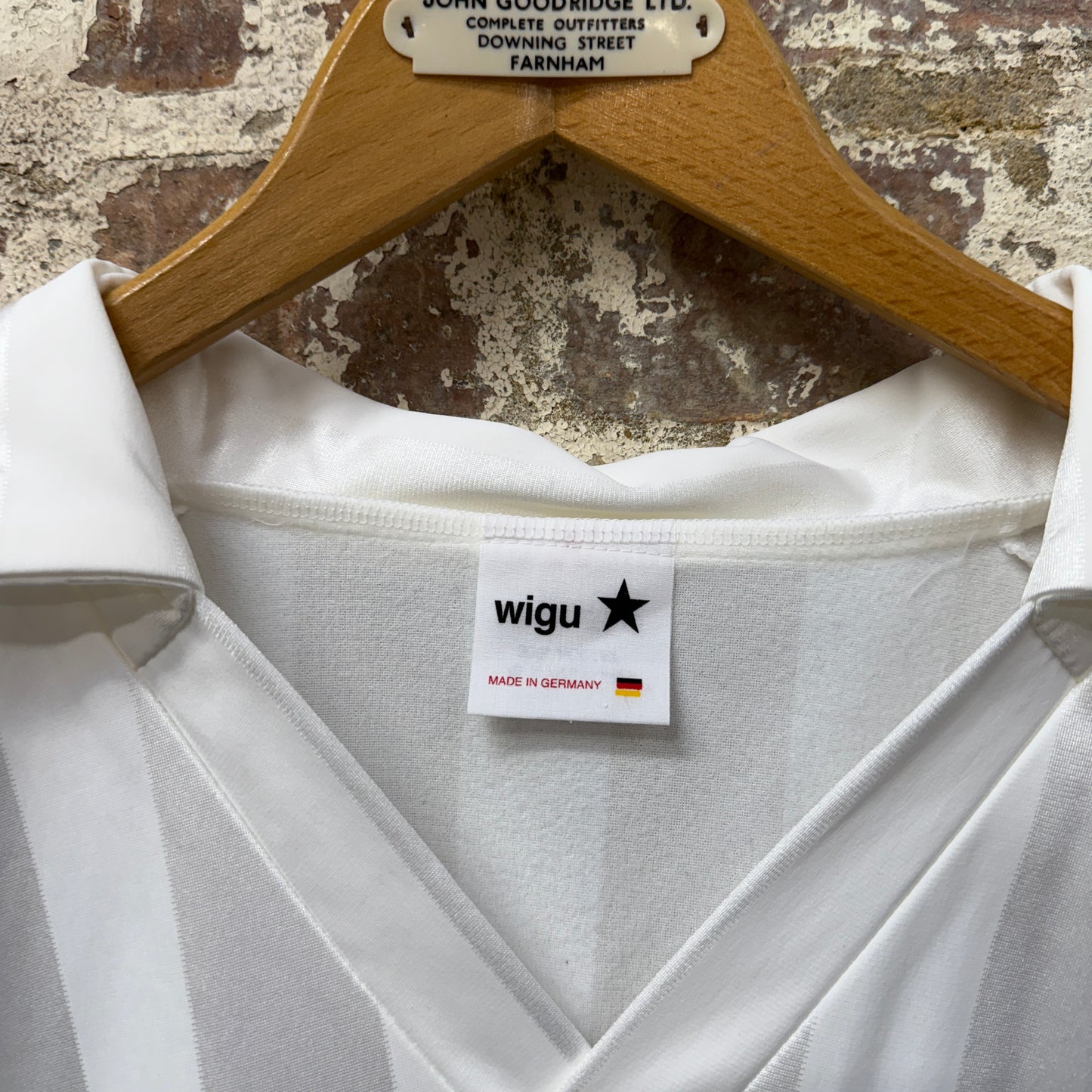 1980s White West German Sports Football Top