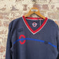 Navy British Underground Knitted Work Jumper
