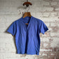 1950s Blue Wool Knitted T-Shirt Blouse
