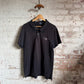 1990s Black Polo Jeans Polo Shirt Top