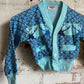 1950s Kids Printed Graphic Cardigan