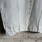 1960s White Button Rayon Blouse Top
