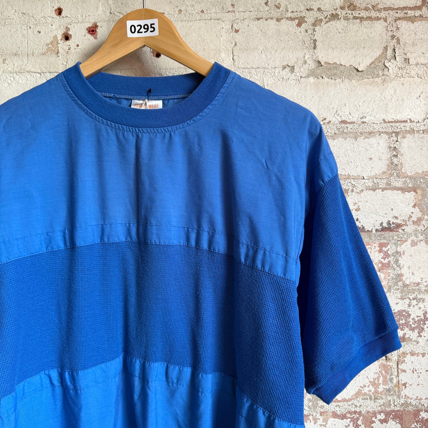 1980s Blue Cotton Template T-Shirt