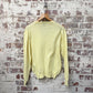 1970s Yellow Italian Cable Knitted Jumper