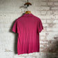 1970s Faded Red British Polo Shirt Top