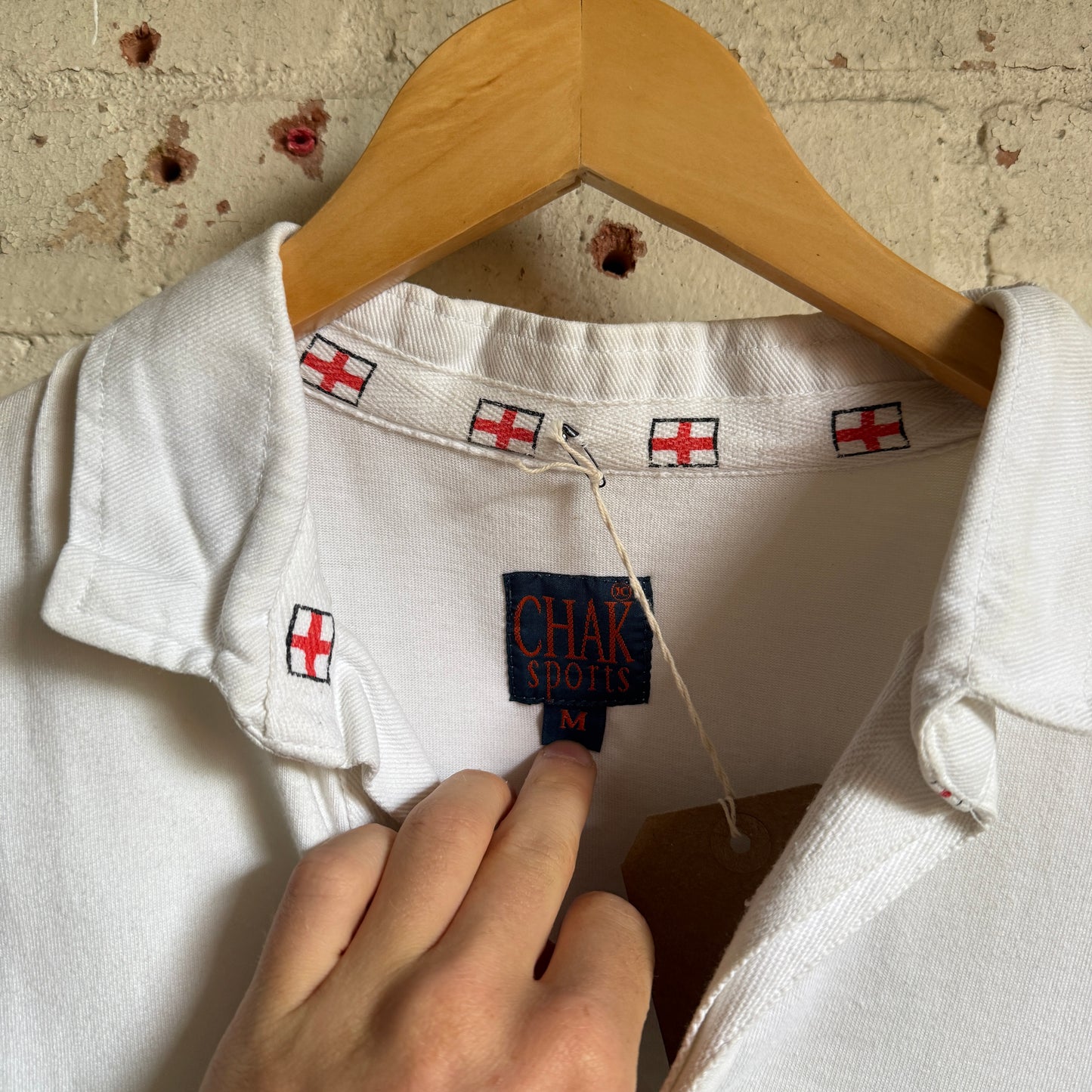 1990s White England Rugby Shirt