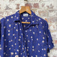 1980s Sun Flower Graphic Button Up Shirt