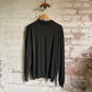 1990s Grey Merino Wool Collared Shirt Jumper