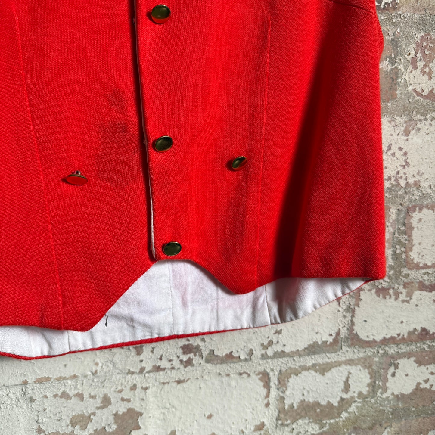 1970s Red Waistcoat