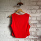 1970s Red Waistcoat