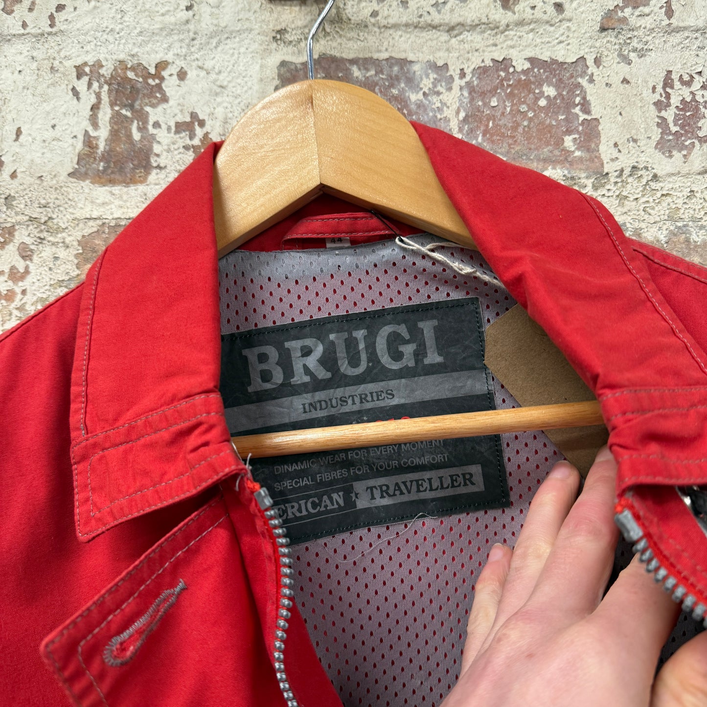 1980s Red Firemans Clip Jacket