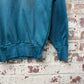 1960s Turquoise British Sweatshirt Jumper