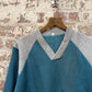 1960s Turquoise British Sweatshirt Jumper