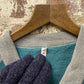 1960s Turquoise British Sweatshirt Jumper