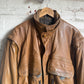 1980s Brown Tactical Leather Jacket
