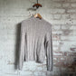 1970s Beige Knitted High Neck Jumper