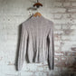 1970s Beige Knitted High Neck Jumper