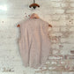 1950s Beige British Knitted Wool Tank Top Jumper