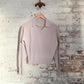 1960s Beige Wool Knitted Collared Jumper Shirt