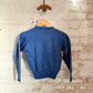 1960s Blue British Cotton Sweatshirt
