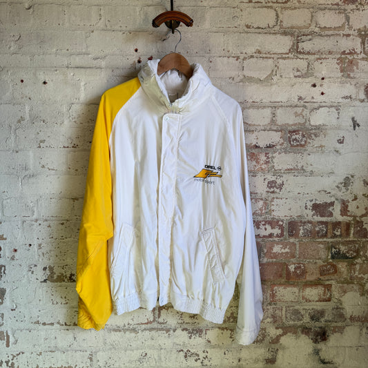 1990s White Opel Track Top Jacket