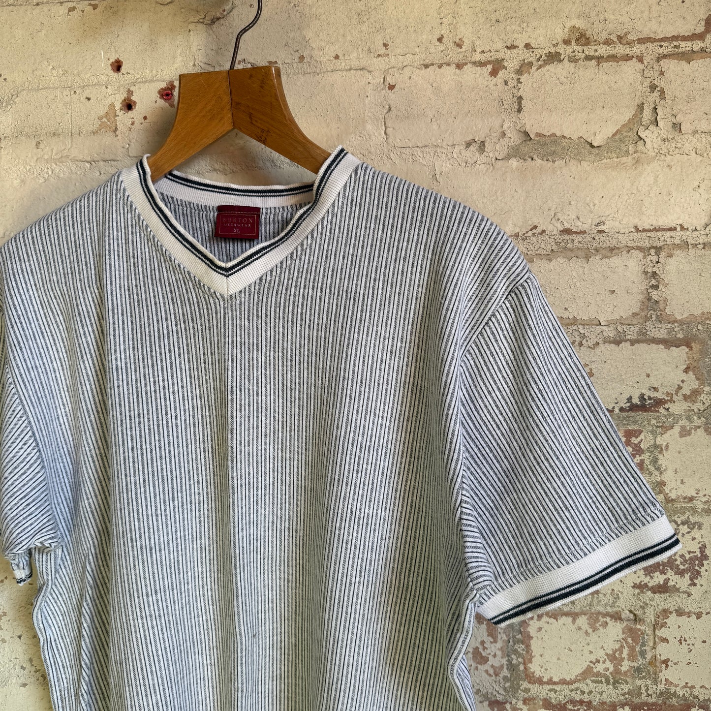 1990s Striped Knitted T-Shirt