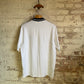 1990s White Zip Planet Hollywood Polo Shirt Top