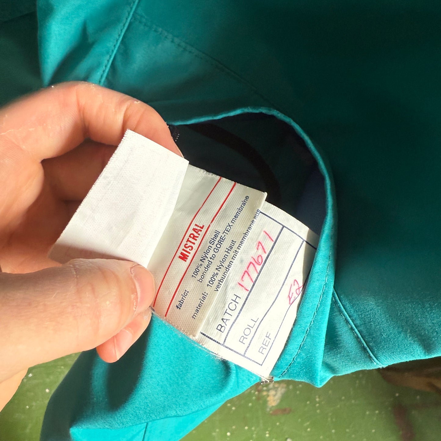 1980s Turquoise Berghaus Jacket Coat