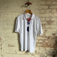 2000s White England Football Gerrard Graphic T-Shirt