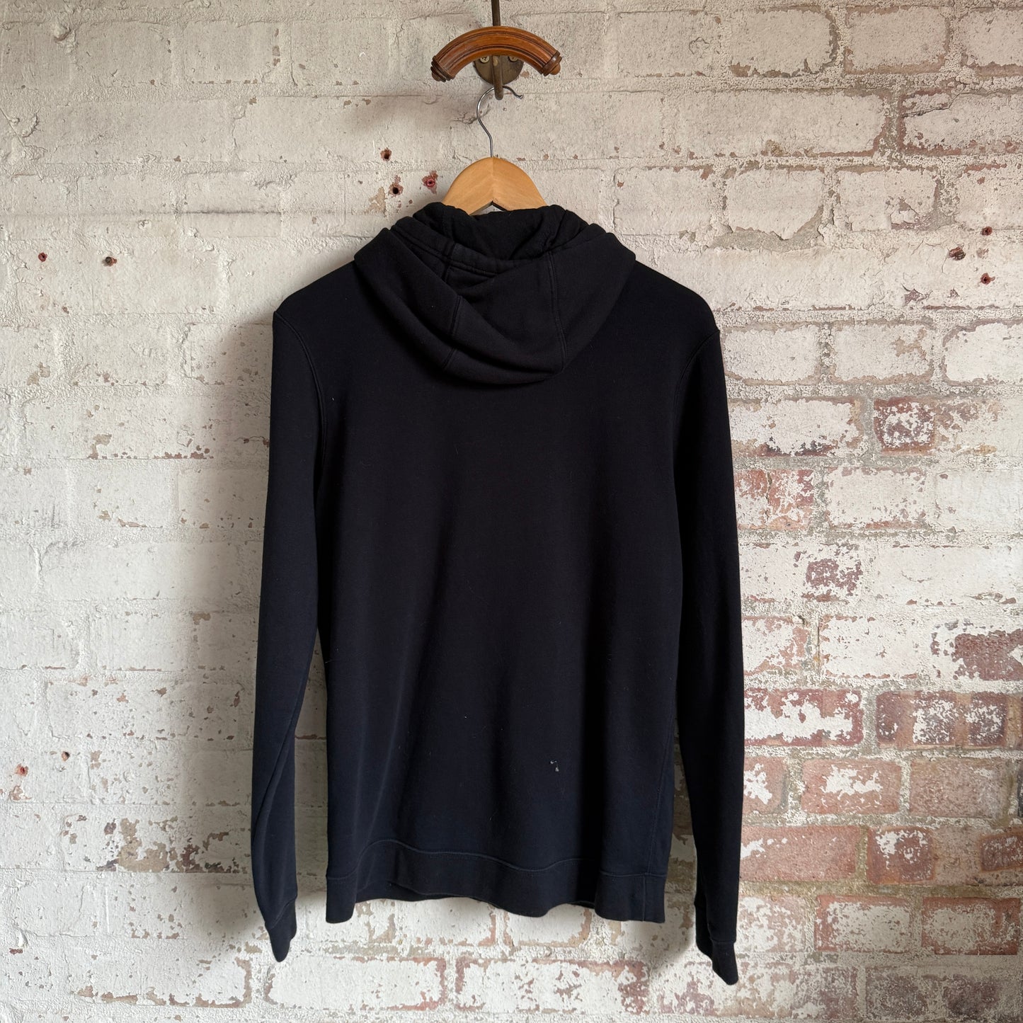2000s Black Nike Graphic Zip Up Hoodie