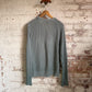 1970s Turquoise Knitted V-Neck Jumper
