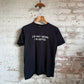2000s Black graphic Slogan t-Shirt