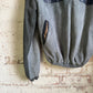 1980s Grey Suede Leather Pullover Shirt