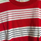 1980s Red Italian Striped T-Shirt