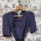 1950s CC41 Print Belted Dress