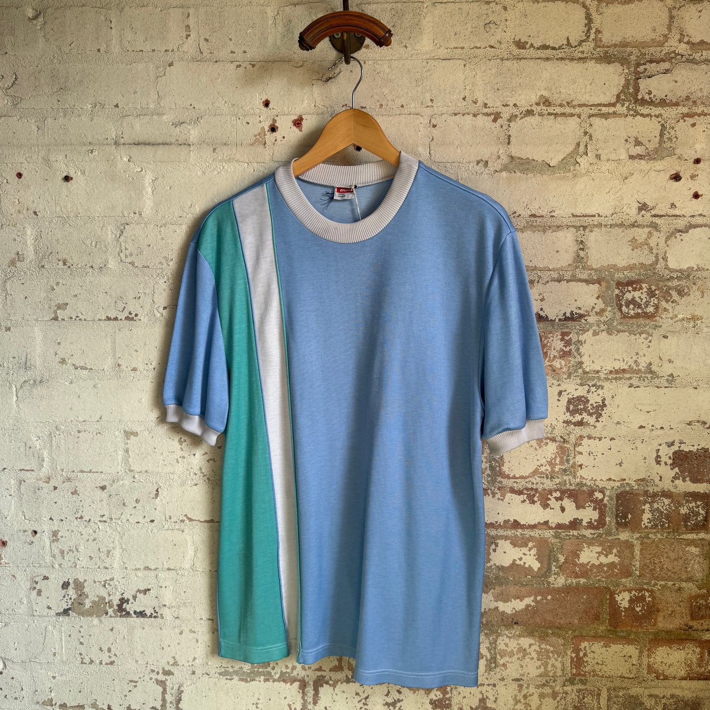 1980s Baby Blue Football T-Shirt