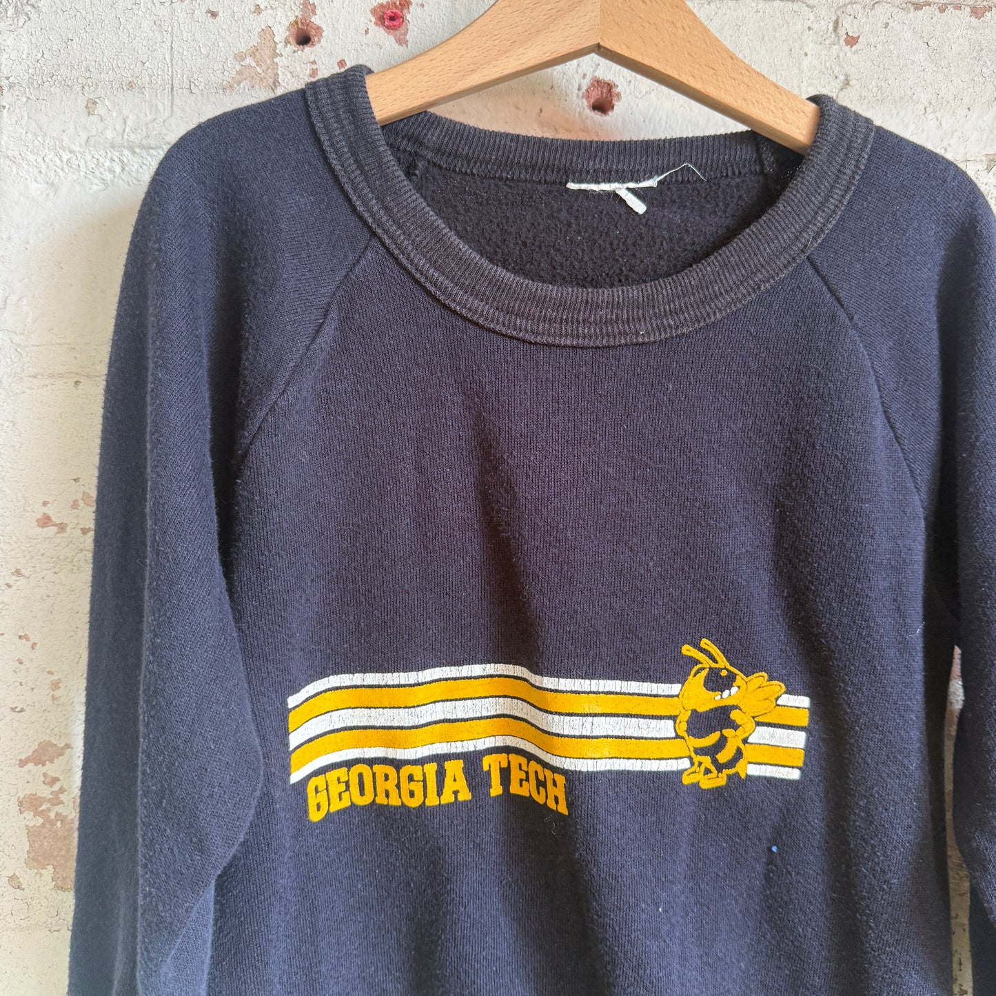1970s Black Graphic Sweatshirt