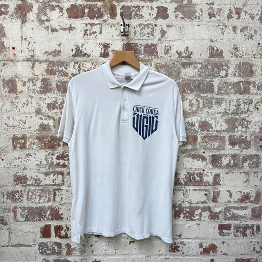 White Chick Corea Jazz Festival Polo Shirt