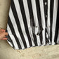 1950s Black and White Rayon Referee Shirt