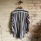 1950s Black and White Rayon Referee Shirt